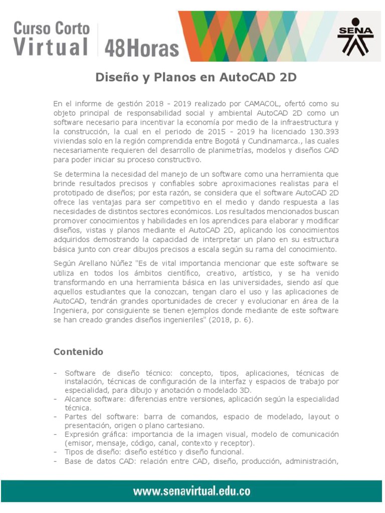 2257 - Diseño y Planos en AutoCAD 2D | PDF | Software | Cad automático