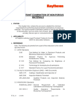 Liquid Penetrant Examination of Non-Porous Materials: 1. Status