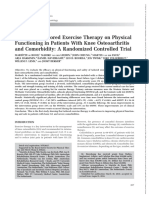 Arthritis Care Research - 2016 - de Rooij - Efficacy of Tailored Exercise Therapy On Physical Functioning in Patients