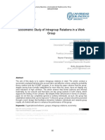 View of Sociometric Study of Intergroup Relations in A Work Group