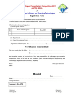 Registration Form F