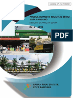 Produk Domestik Regional Bruto Menurut Lapangan Usaha Kota Bandung 2012 2016