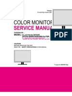 Color Monitor Service Manual