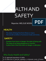 Health and Safety