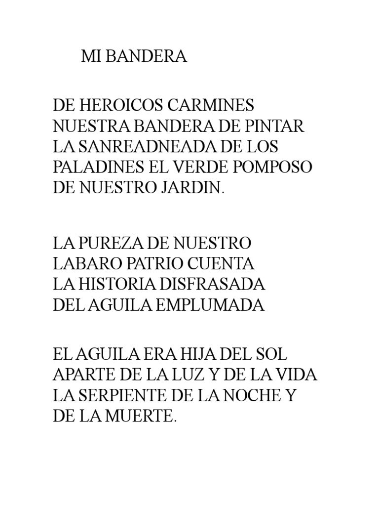 Mi Bandera PDF