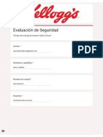 Evaluación Seguridad Kellogg