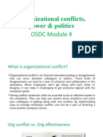 Organizational Conflict Resolution & Power Dynamics