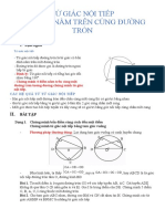 Tứ Giác Nội Tiếp