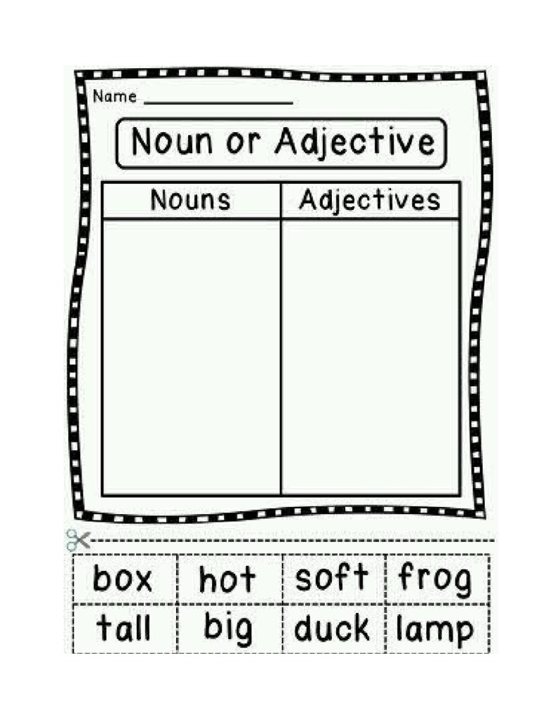 is assignment noun or adjective