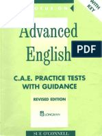 [Tailieudieuky.com] Focus on Advanced English Cae Practice Tests With Guidance (FOCA) Paperback ; By Sue O'Connell (Author)