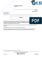 Cambridge International Examinations Cambridge Ordinary Level