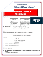 Identificación de sujetos y predicados