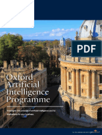 Oxford Artificial Intelligence Programme Prospectus