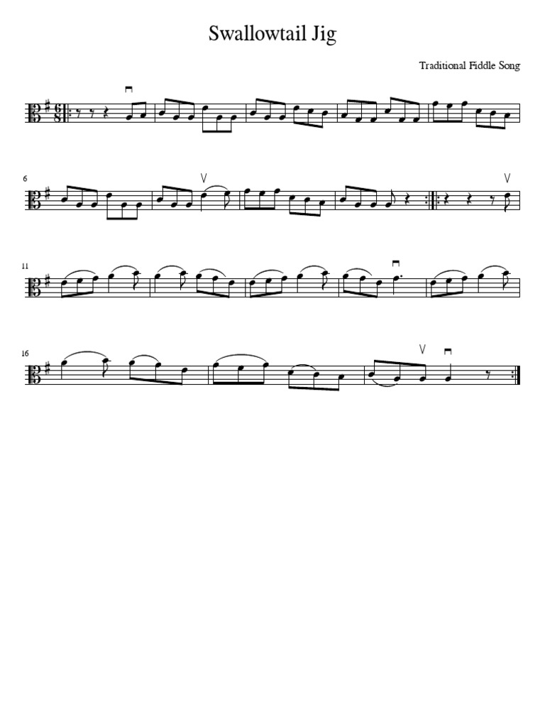 Viola Swallowtail Jig PDF