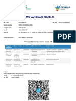 Kartu Vaksinasi Covid-19: Riwayat Pemberian Vaksin Covid-19