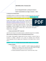 Info Avaliação e Trabalhos Finais - UPDATED