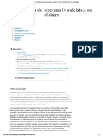 Les Systèmes de Réponses Immédiates, Ou Clickers - Cours Rétroactions, Inspé, Univ. Grenoble Alpes