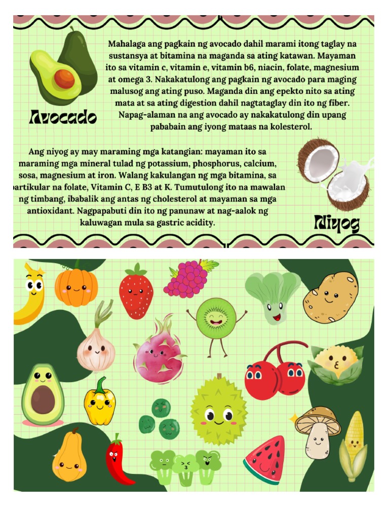 10 IMPORTANCE OF FRUITS AND VEGETABLES PDF FREE DOWNLOAD visual data 8