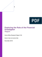 Exploring The Role of The Financial Investigator Report Horr104