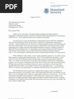 Napolitano Letter On Immigration Deportation Policy