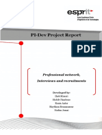 PI-Dev Project Report: Professional Network, Interviews and Recruitments