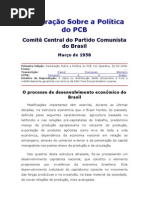 Declaração Sobre a Política do PCB - Março de 1958