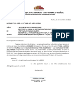 INFORME DE ASISTENCIA N° 016 IEI. 1586 AMERICA MES DE DICIEMBRE 2022