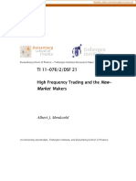 TI 11-076/2/DSF 21 High Frequency Trading and The Makers: New-Market