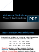 UNIDAD V Equilibrios REDOX QdD2020
