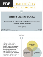 English Learner Update 2019