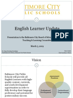 English Learner Update 2019