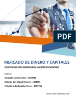 MDDYC - Ejercicio Política Monetaria e Impacto en Mercados