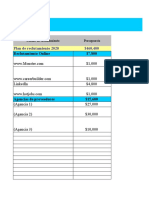 Plantilla Excel de Plan de Reclutamiento de Una Empresa Chile