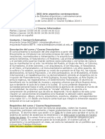 (PEAL 302) Arte Argentino Contemporáneo