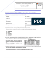 FT17. Notação científica - Oficina de Matemática da Secundária de