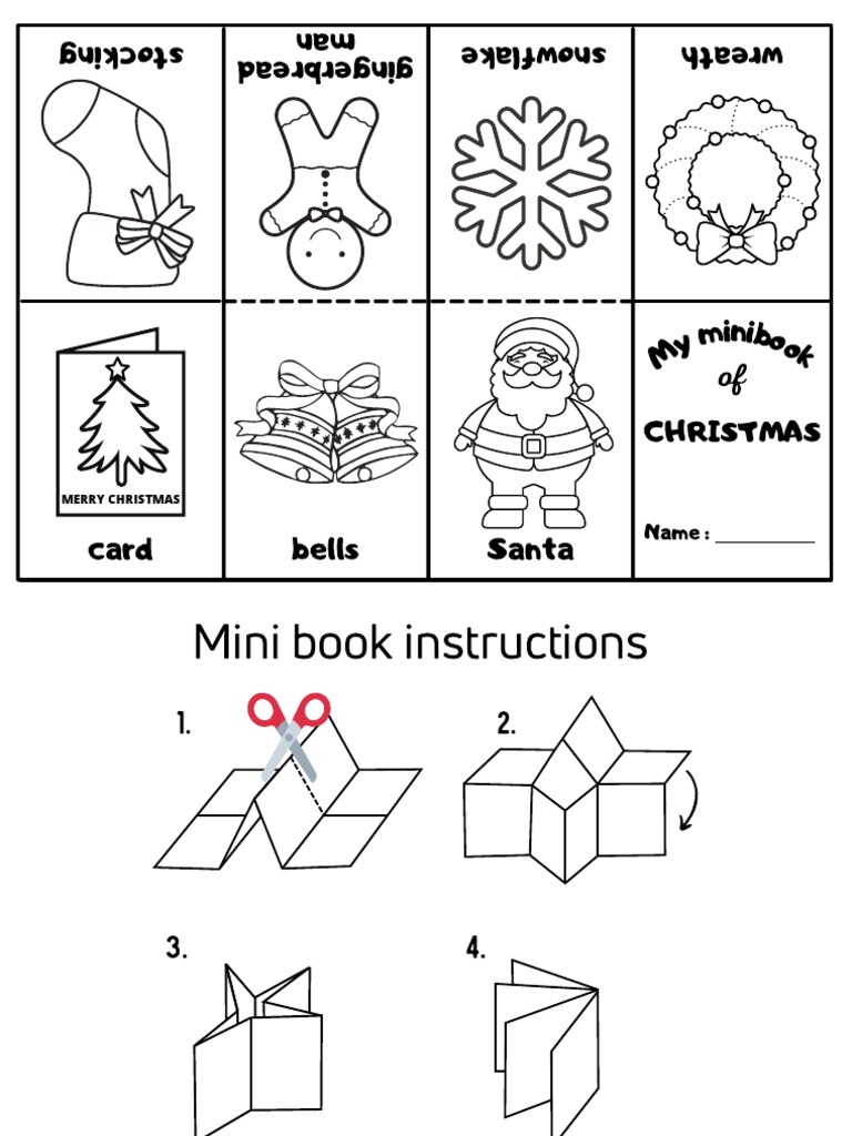 Christmas2 Mini Coloring Book | PDF