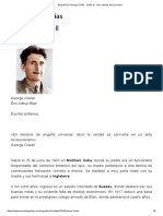 Biografía de George Orwell - Quién Es, Vida, Historia, Bio Resumida