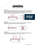 Guía Esfuerzo Cortante Vigas