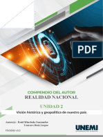 Compendio Realidad Nacional Unidad # 2 Tema # 1