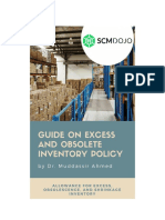 Guide to Excess and Obsolete Inventory Policy