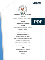 Mapa Mental Derecho Consuetudinario - Grupo 7