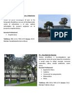 Facultades y Carreras