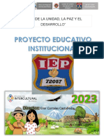 Proyecto Educativo Institucional 2023 (PEI)