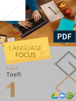 Toefel lv1 Week 1 Introduction To Toefl Class