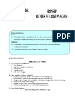 Lks Prinsip Bioteknologi Pangan Membuat Tape