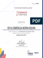 Economía Violeta - Certificado - PDF Keyla 2023