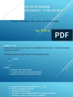 Tiempos de Corte en El Fresado