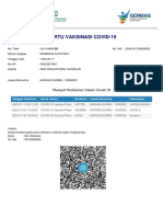 Kartu Vaksinasi Covid-19: Riwayat Pemberian Vaksin Covid-19