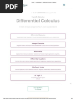 AA HL - Questionbank - Differential Calculus - Medium