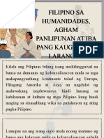 Filipino Sa Humanidades, Agham Panlipunanat Iba Pang Kaugnay Na Larangan